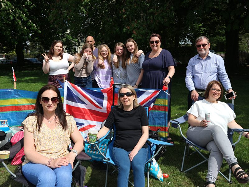 Members of the Weech, Harding, Davey and Wherlock families from Canon's Walk and The Green in Kingswood held their Coronation party at Page Park in Staple Hill