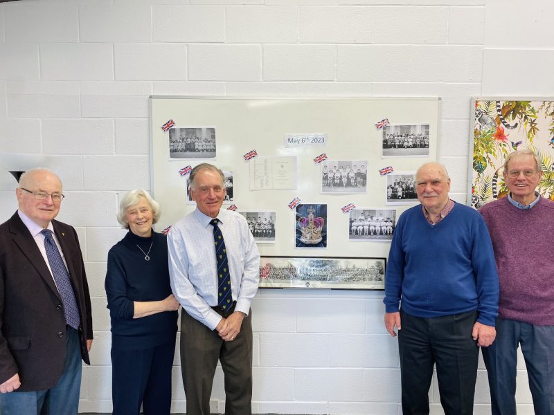 Members of Kingswood Old Scholars Association, Roger Cromwell, Mary Gibbons (nee Bishop), John Bishop, Mike Bendrey and Mark Adams, share memories of 1953