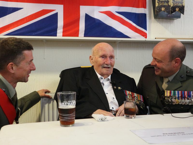 Harry Francis with Jonny Morrish and Chris Kedward