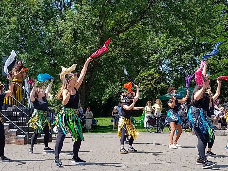 Dancers at the Celebrate With Me festival in Kingswood Park