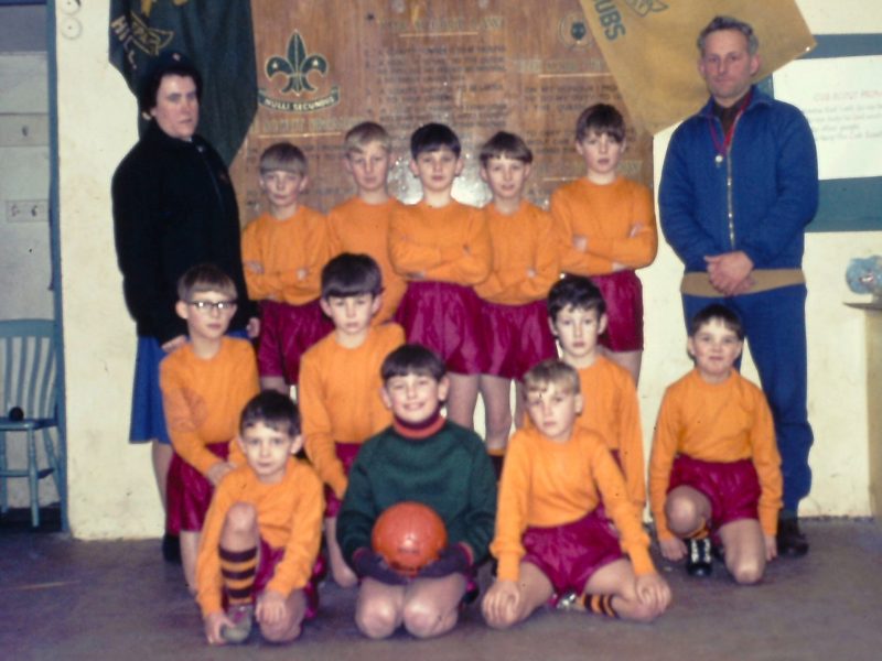 139th Hillfields Cub Scout football team, about 1969