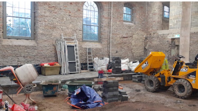 Work is under way on Phase II at Whitfield Tabernacle