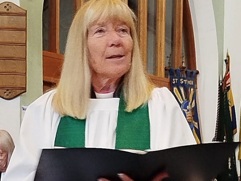 The Rev Lisa Wigmore at St Stephen's